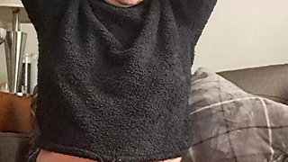 MILF in Panties in Front of Her Indifferent Brother-in-law, He Gets Hot