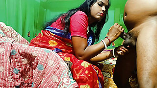 Village Aunty Fucking and Blowjob by Her Step Son with Audio