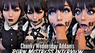 Chunky Wednesday Addams Porn Mistress Interview
