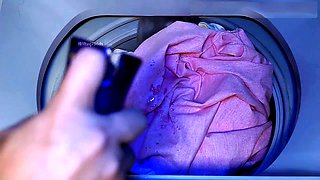 University student in stockings enjoys a wild ride