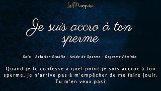 French Audio Porn RPG - Im Addicted To Your Cum