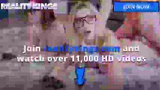 Gia Derza & Daizy Cooper Wild Strap-On Fuck - Squirting & Dildo Action - Reality Kings