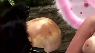 Fairy Babe Grants Wild Outdoor Threesome Wish