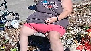 Nurse Vicki Is Sweating in the Garden