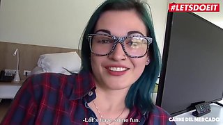 Nerdy Colombian Teen 18+ Loves Sucking Bbcs