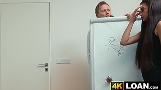 Vanessa Alessias body speaks louder than words in raw office lust