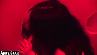 Public glory hole porn with enticing miss from Andy-Star