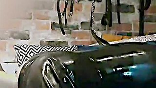 Fist-fucking Gaping Slut in Latex: Gigi's Master Makes Her Cum