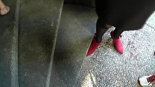 Slutty Wife Shows off to Excite Her Voyeur Husband!