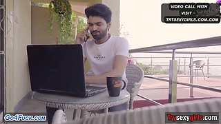 Indian Girlfriend's Nighttime Passion Ignites with Sultry Heat