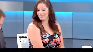 Plus-size milf with a 70"" booty featured on television