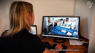 Part 1: Surveillance of My Slave: Disobedience, Ruined Orgasm, and Reprimand - Mistress Julia