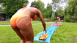 Lezzie BFF - Outdoor Summer Fun for Teen Lesbians: Big Tits, Babe  Brunette Porn