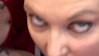Victoria and Misty Give Logan Some Head