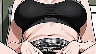 Grey Hair MILF Hardcore Anime Porn (pussy Spread)