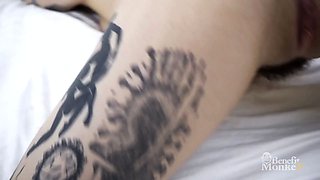 Benefit monkey: i eat ther tattooed bodyhe wealthy Hairy Pussy of Eden Ivy with