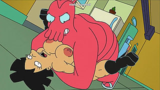 Zoidberg & Amy Classic Cartoon Movie