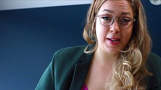 Whored Out Office Sissy - Pegging POV with Elle Eros