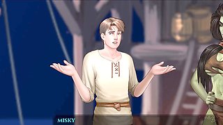 Epic animated adventures with big tit futas and sexy stepmoms in summertime saga