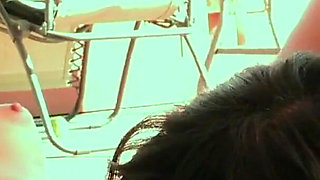 She wakes up in the pool wanting to fuck a beautiful cunt