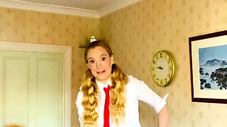 Amateur striptease and Solo masturbation