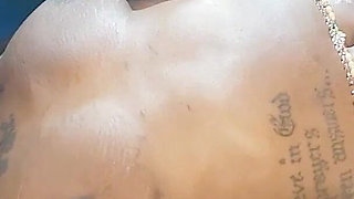 Spread Her Wet Squirting Pussy for the African BBC's Threesome Hardcore Fucking and Sucking