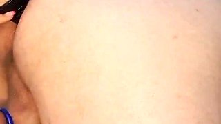 Deep Insertion of a Huge BBC Dildo in My Man's Ass.