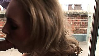Horny MILF desires her lover's scorching jizz on her