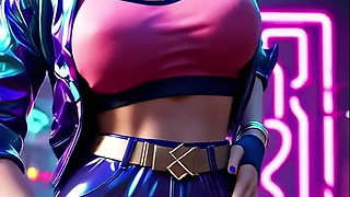 Akali's Seductive Dance (Beyonce - Partition) LOL 3D Dance
