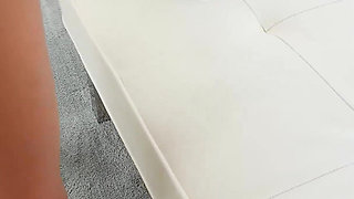 Hot Girl with Sweet Personality Has Sex with Her First Black Guy During a Casting