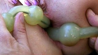 Big Boobed Blonde Masturbates With A Dildo In The Bathroom