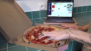 CzechStreets - Pizza with an extra cum