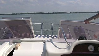 Pigtailed Brunette Lesbian Licks Hot Blonde