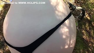 Hiking Babe Shows Ass And Gets Fucked Pov Cum In Mouth