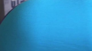 MILF in Sports Skirt Teases Tight Ass on Fitness Ball