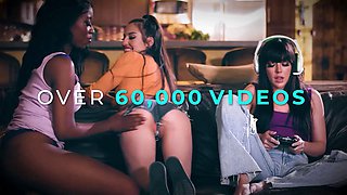 21 sextury - hot porno at the office with 2 gorgeous stunners Sata Jones and Zoe Doll and a strap-on