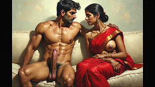 Banglore married aunty group sex with her college friends cheating wife in sex party