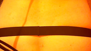 Hot Femdom MILF pegging her gagged slave POV