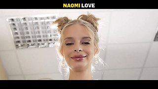 Daddy4k. wild blonda is flashing her huge porno experience at the job interview