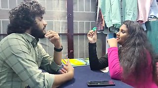 Indian Boss Fucks Male Staff in Office - Hot Secretary Seduction