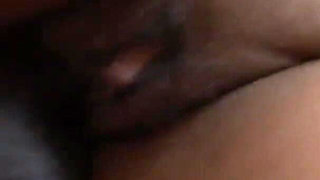 Lovely big ass ebony fucked from BBC and milked