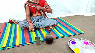 Special Holi with Husband's Friend.