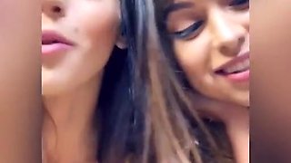 Riley Reid and Abbie Maley share a big cock in pov