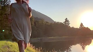 Golden hour in the local park just got even more exciting