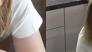 Coffee with Bull Cum for My Cuckold Husband Dual Camera