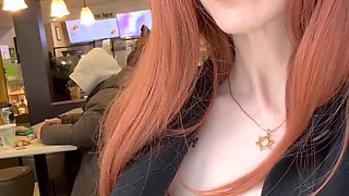 Having fun at a mcdonalds