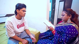 Big tits teacher seduces her student for the hardcore sex