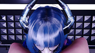 3D Big Boobs Slut Cosplay Model Show Her New Perfect Tattoo