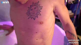 Exciting Tattoo Marseline Horny Video