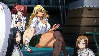 Anime schoolgirl with fabulous big boobs loves to fuck